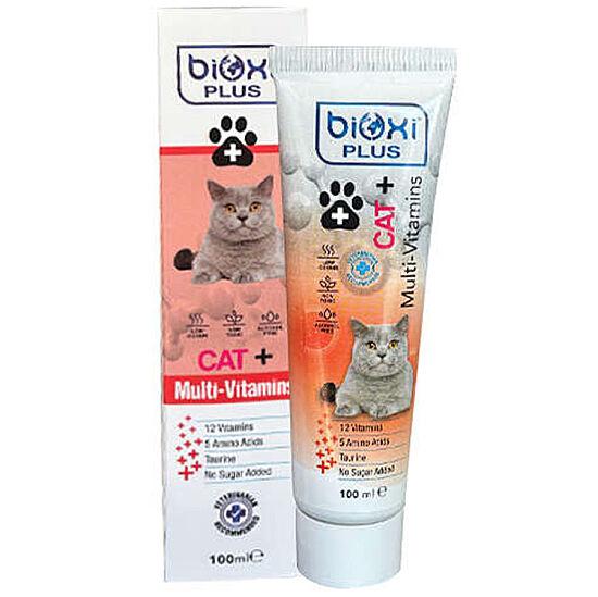 Bioxi Plus Cat Multi-Vitamins Kedi Multi Vitamin Malt 100 ML - 2