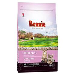Bonnie Kitten Chicken Tavuk Etli Kedi Maması 1,5 Kg - Bonnie