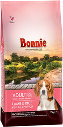 Bonnie Lamb Rice Kuzu Etli Köpek Maması 15 Kg - Bonnie