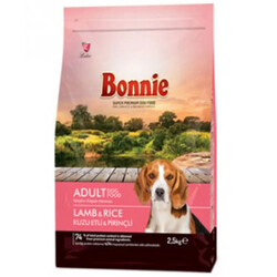 Bonnie - Bonnie Lamb Rice Kuzu Etli Köpek Maması 2,5 Kg