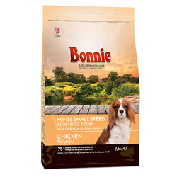 Bonnie - Bonnie Mini Small Küçük Irk Tavuk Etli Köpek Maması 2,5 Kg