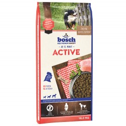 Bosch - Bosch Active Glutensiz Performans Köpek Maması 15 Kg + 4 Adet Temizlik Mendili
