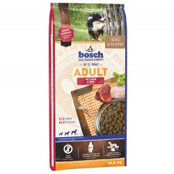 Bosch - Bosch Adult Lamb Glutensiz Kuzu Etli Köpek Maması 15 Kg + 4 Adet Temizlik Mendili