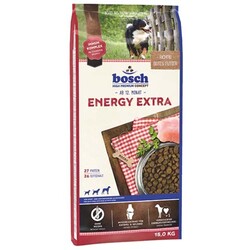 Bosch - Bosch Energy Extra Taze Kümes Hayvanlı Köpek Maması 15 Kg + 4 Adet Temizlik Mendili
