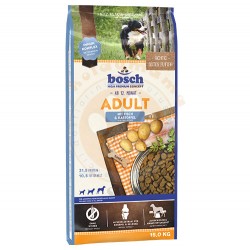 Bosch - Bosch Fish Glutensiz Balık ve Patatesli Köpek Maması 15 Kg + 4 Adet Temizlik Mendili