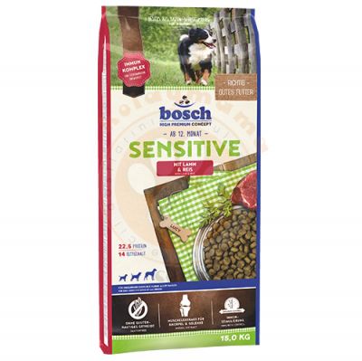 Bosch Glutensiz Sensitive Lamb Kuzu Köpek Maması 15 Kg + 4 Adet Temizlik Mendili