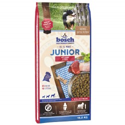 Bosch - Bosch Junior Glutensiz Kuzu Etli Yavru Köpek Maması 15 Kg + 4 Adet Temizlik Mendili