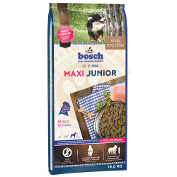Bosch - Bosch Junior Maxi Glutensiz Büyük Irk Yavru Köpek Maması 15 Kg + 4 Adet Temizlik Mendili