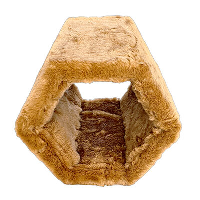 Botar Hexagon Premium Kedi Yatağı – Camel - 2