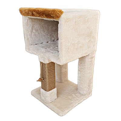 Botar Single Kedi Evi – Krem - 1