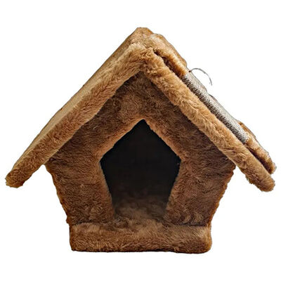 Botar Vega Tırmalamalı Kedi Evi – Camel - 2