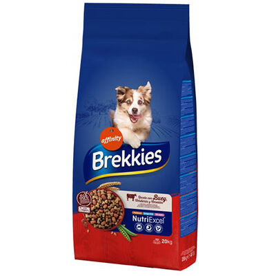 Brekkies Excel Biftekli Yetişkin Köpek Maması 20 Kg + 4 Adet Temizlik Mendili
