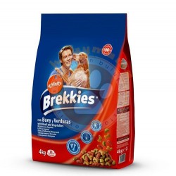 Brekkies - Brekkies Excel Biftekli Yetişkin Köpek Maması 4 Kg + 2 Adet Temizlik Mendili