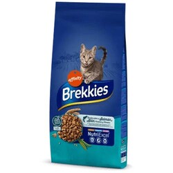 Brekkies - Brekkies Excel Cat Mix Fish Balıklı Kedi Maması 1,5 Kg + Temizlik Mendili