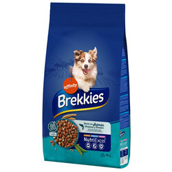 Brekkies - Brekkies Excel Dog Mix Fish Balıklı Köpek Maması 4 Kg + 2 Adet Temizlik Mendili