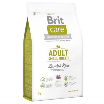 Brit Care Adult Small Breed Lamb and Rice Adult Small Breed Dry Dog Food 3 Kg.