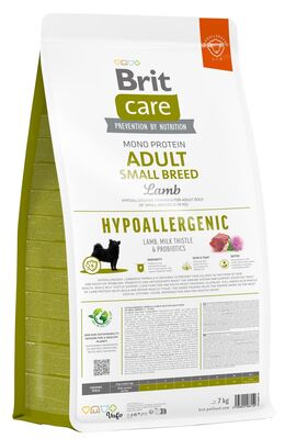 Brit Care Adult Small Breed Lamb and Rice Adult Small Breed Dry Dog Food 3 Kg. - 3