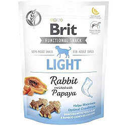 Brit Snack Light Tavşan Papaya Kilo Kontrolü Tahılsız Köpek Ödülü 150 Gr - Brit Care