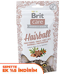 Brit Care Cat Snack Hairball Tahılsız Tüy Yumağı Önleyici Kedi Ödülü 50 Gr - Brit Care