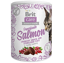Brit Care Cat Snack Superfruits Salmon Somon Kuşburnu Yaban Mersini Tahılsız Kedi Ödülü 100 Gr - 2