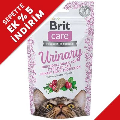Brit Care Cat Snack Urinary Kedi Ödülü 50 Gr