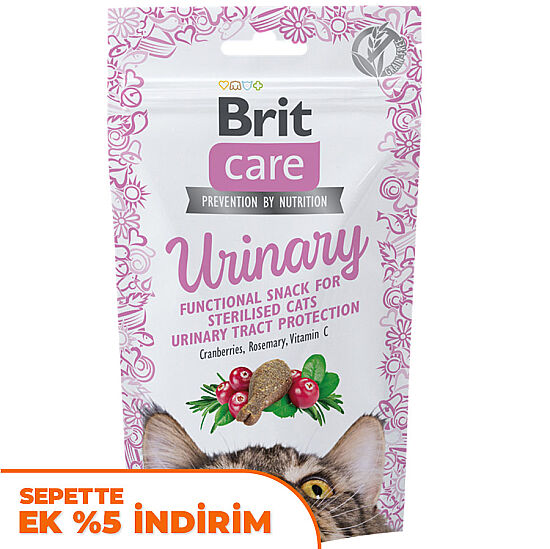 Brit Care Cat Snack Urinary Kedi Ödülü 50 Gr - 1