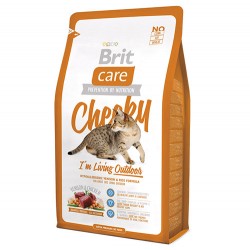 Brit Care Cheeky Outdoor Geyik Etli Kedi Maması 2 Kg + Temizlik Mendili - Brit Care