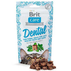 Brit Care Cat Snack Dental Tahılsız Ağız ve Diş Sağlığı Kedi Ödülü 50 Gr - Thumbnail