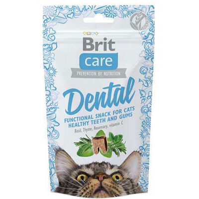 Brit Care Cat Snack Dental Tahılsız Ağız ve Diş Sağlığı Kedi Ödülü 50 Gr