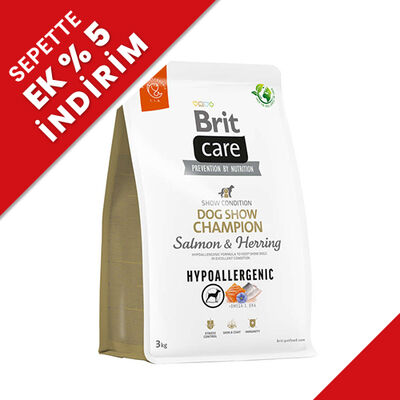 Brit Care Dog Show Champion Salmon and Herring Adult Dry Dog Food 3 Kg. - 1