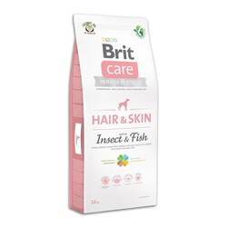 Brit Care Hair Skin Böcek ve Balıklı Deri Tüy Sağlığı için Yetişkin Köpek Maması 12 Kg - 