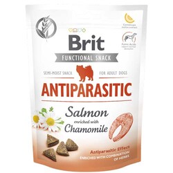 Brit Care - Brit Snack Antiparasitic Somon Papatya Parazit Karşıtı Tahılsız Köpek Ödülü 150 Gr