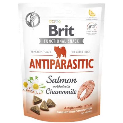 Brit Snack Antiparasitic Somon Papatya Parazit Karşıtı Tahılsız Köpek Ödülü 150 Gr