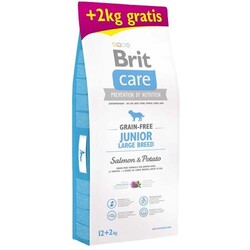 Brit Care - Brit Care Grain Free Junior Large Somon Büyük Irk Tahılsız Yavru Köpek Maması 12 Kg + 2 Kg (14 Kg)