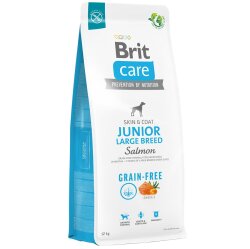 Brit Care Junior Large Breed Salmon Grain Free Puppy Large Breed Dry Dog Food 12 Kg. - 2