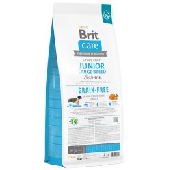 Brit Care Junior Large Breed Salmon Grain Free Puppy Large Breed Dry Dog Food 12 Kg. - 3