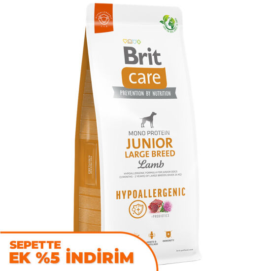 Brit Care Junior Large Kuzu Yavru Büyük Irk Köpek Maması 12 Kg - 1