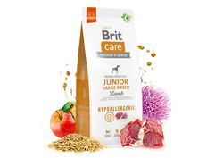 Brit Care Junior Large Kuzu Yavru Büyük Irk Köpek Maması 12 Kg + Vitalidog Junior Paste + Temizlik Mendili - Thumbnail