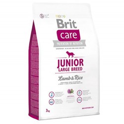 Brit Care - Brit Care Junior Large Kuzulu Yavru Büyük Irk Köpek Maması 3 Kg + 2 Adet Temizlik Mendili