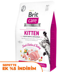Brit Care Kitten Tavuk ve Hindi Tahılsız Yavru Kedi Maması 2 Kg - Brit Care