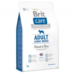 Brit Care - Brit Care Large Breed Büyük Irk Kuzulu Köpek Maması 3 Kg + Temizlik Mendili