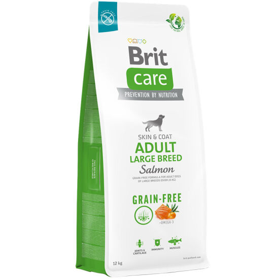 Brit Care Large Breed Salmon Grain Free Large Breed Adult Dry Dog Food 12 Kg. - 2