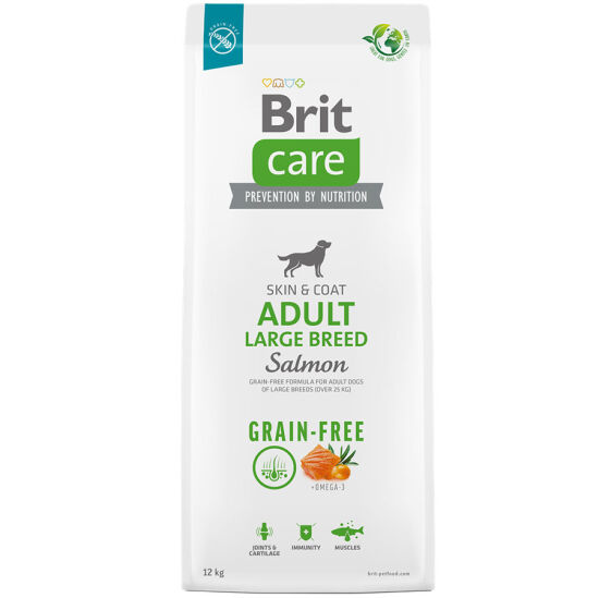 Brit Care Large Breed Salmon Grain Free Large Breed Adult Dry Dog Food 12 Kg. - 4