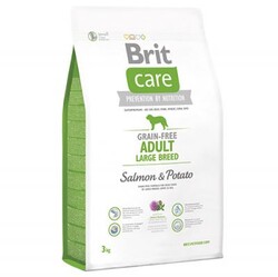 Brit Care Large Breed Salmon Grain Free Large Breed Adult Dry Dog Food 3 Kg. - Thumbnail