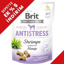 Brit Snack Antistress Karides Kenevir Sakinleştirici Tahılsız Köpek Ödülü 150 Gr - Brit Care