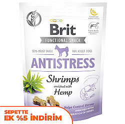 Brit Snack Antistress Karides Kenevir Sakinleştirici Tahılsız Köpek Ödülü 150 Gr - Brit Care