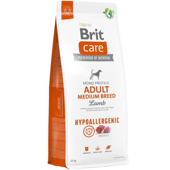 Brit Care Medium Breed Lamb and Rice Adult Medium Breed Dry Dog Food 12 Kg. - 2