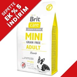 Brit Care Mini Adult Kuzulu Küçük Irk Tahılsız Köpek Maması 7 Kg - Brit Care