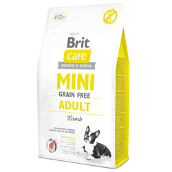 Brit Care - Brit Care Mini Adult Kuzulu Küçük Irk Tahılsız Köpek Maması 7 Kg + 3 Adet Temizlik Mendili