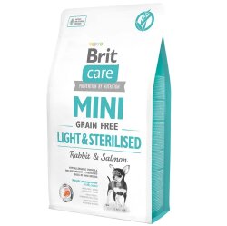 Brit Care Mini Light Kısırlaştırılmış Küçük Irk Tahılsız Köpek Maması 2 Kg - Brit Care